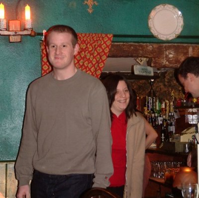 Robert slips back into his natural 'face'.